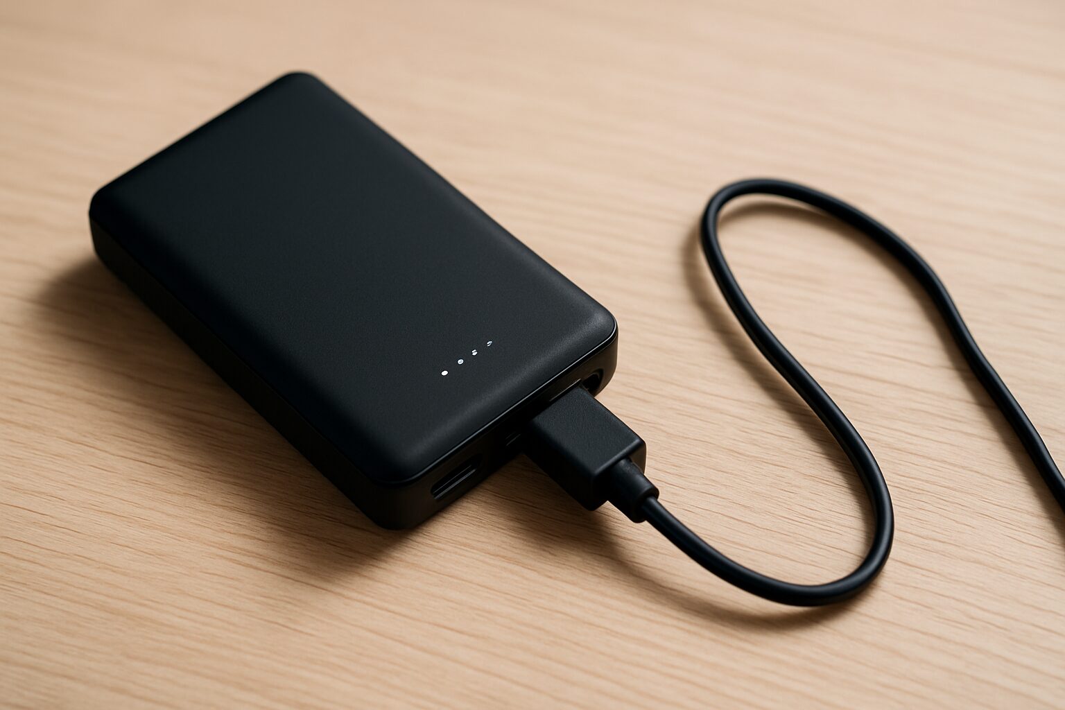 モバイルバッテリー黒