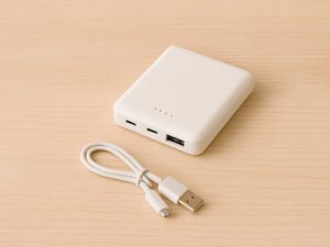 モバイルバッテリーとケーブル