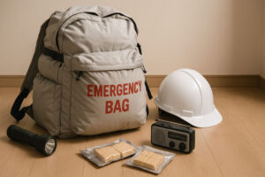 重たい防災リュック