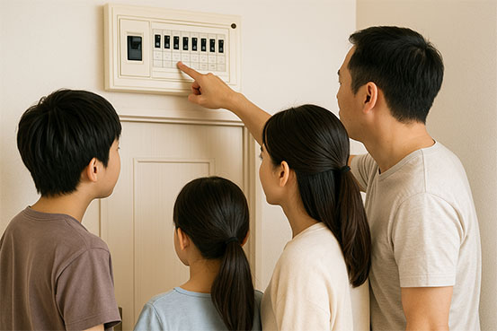 ブレーカーの確認