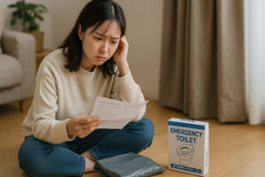 簡易トイレの使い方