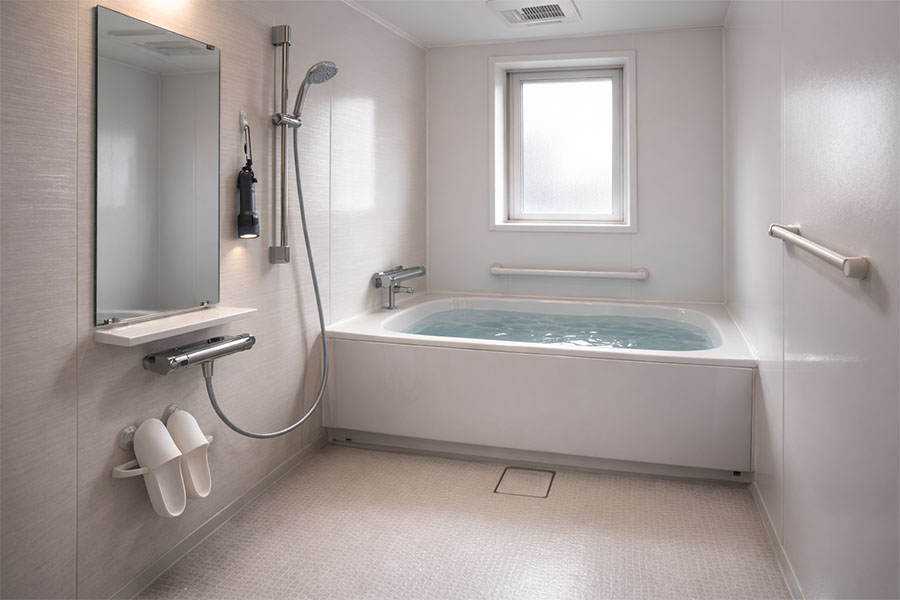 浴室で地震が起きたら